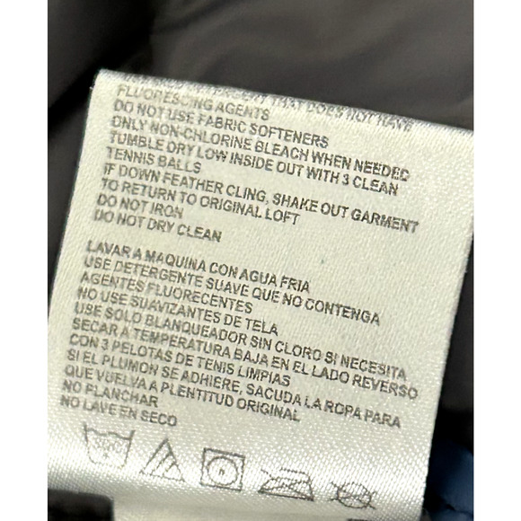 Calvin Klein Womens Down Packable Puffer Coat Size M Gray Quilted Long Jacket - Picture 7 of 12